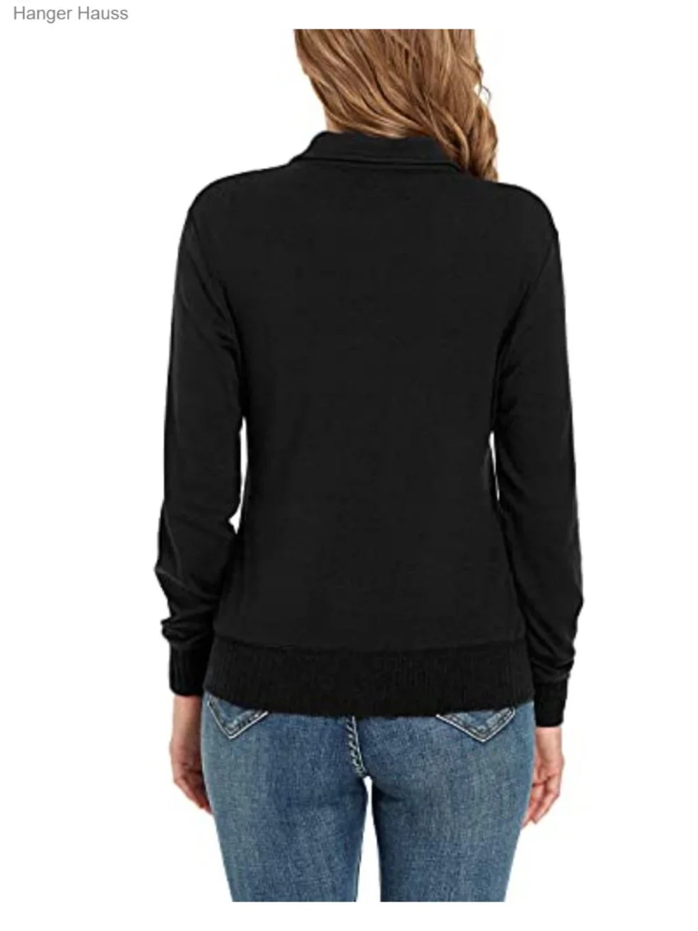 Women's Zip Up Long Sleeve Jacket with Pockets Casual Athletic Wear